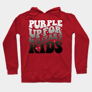 Purple Up For Military Kids Air Force 2024 Hoodie